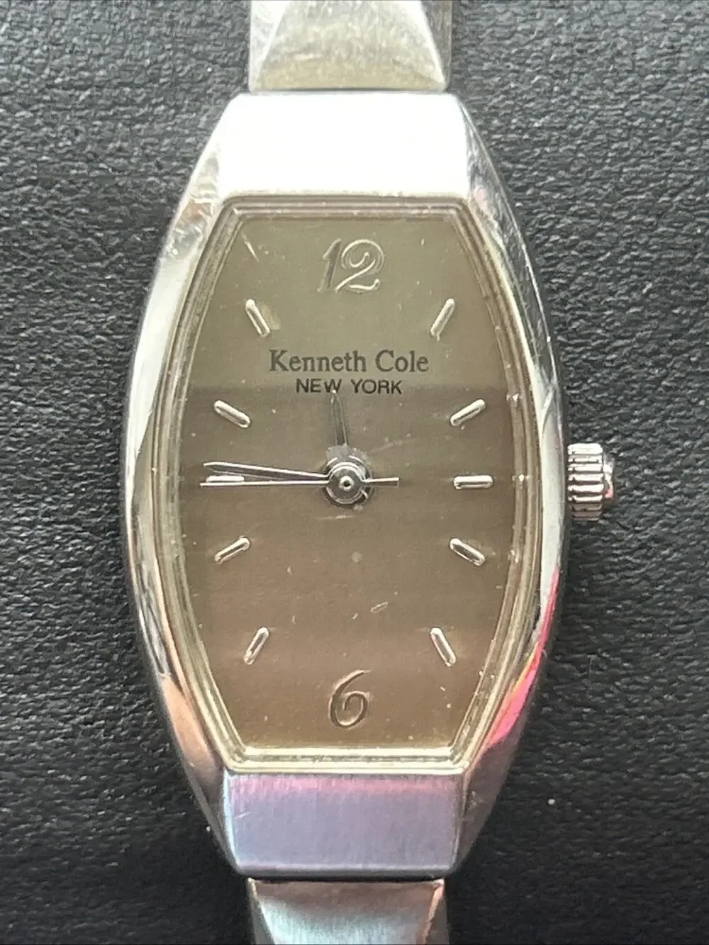 Kenneth Cole Silver Tone Brown Dial Women’s Quartz Watch